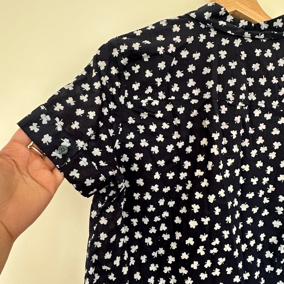 Brooks‎ Brothers Navy and White button down shirt size 10 - Picture 5 of 5